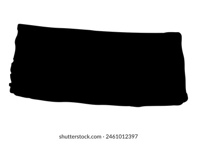 paint brush modern textured isolated on white background design element for designer tasks
