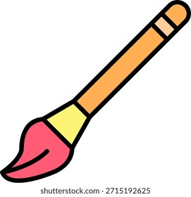 Pincel de tinta Novo Design de Ícone de Vetor Criativo