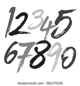 Paint brush numbers