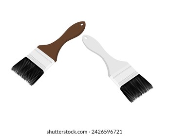 Pincel sobre fondo blanco.