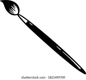 paint brush painting stroke vector