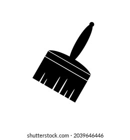 pincel de pintura : icono pegar gráfico aislado blanco