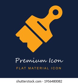 Pintura Pincel material premium ui ux icono vector aislado en colores azul marino y naranja
