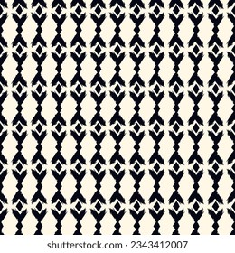 Paint brush rhombuses ornament. Seamless lozenges pattern. Hand drawn diamonds. Tiles wallpaper. Ethnic motif. Geometric background. Aboriginal image. Geometrical textile print. Tribal vector work.