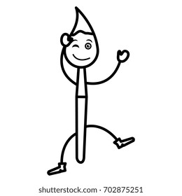 paint brush school supply kawaii character
