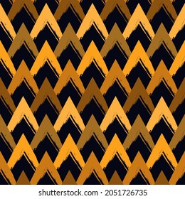 Malerpinselnahtloses Muster. Freehand Grunge Design Hintergrund. Maßgeschneiderte orientalische Ornamente. Trendy handgezeichnet geometrische Druck. Moderne, handgezeichnete abstrakte Vektorhintergründe