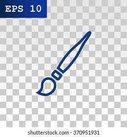 Paint brush sign icon