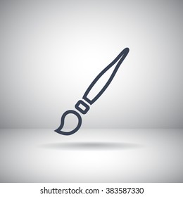 Paint brush sign icon