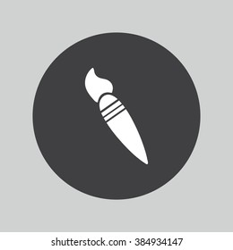 Paint brush sign icon.
