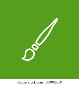Paint brush sign icon