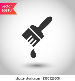 Paint brush sign. Paint brush vector icon. EPS 10