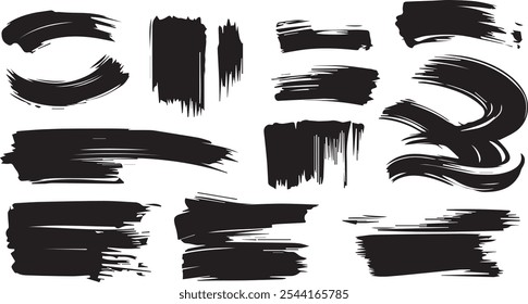 Design de vetor de traçado de silhueta de pincel
