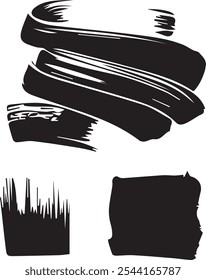 Pinsel Silhouette Stroke Vektordesign
