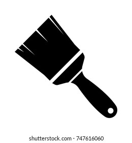 paint brush silhouette vector