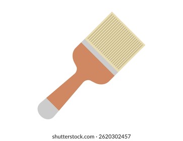Paint brush. Simple flat illustration.