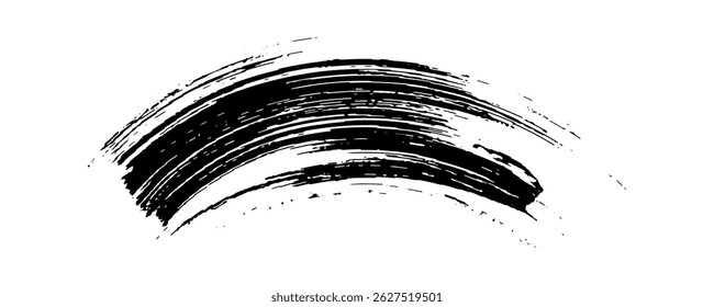 pincéis, borrifadores de tinta e elementos de design artístico. Textura de aquarela suja, caixa, quadro, fundo grunge, splash ou forma criativa para mídias sociais.