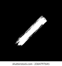 Paint Brush or Brush Stroke Silhouette, can use for template, lay out, background, art illustration,  advertisement space, or graphic design element. Vector Illustration