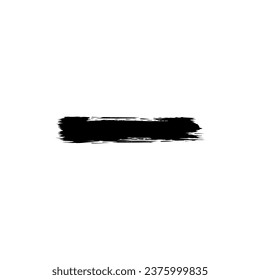Paint Brush or Brush Stroke Silhouette, can use for template, lay out, background, art illustration,  advertisement space, or graphic design element. Vector Illustration