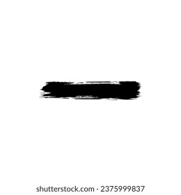 Paint Brush or Brush Stroke Silhouette, can use for template, lay out, background, art illustration,  advertisement space, or graphic design element. Vector Illustration
