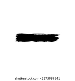 Paint Brush or Brush Stroke Silhouette, can use for template, lay out, background, art illustration,  advertisement space, or graphic design element. Vector Illustration
