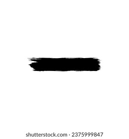 Paint Brush or Brush Stroke Silhouette, can use for template, lay out, background, art illustration,  advertisement space, or graphic design element. Vector Illustration