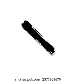 Paint Brush oder Brush Stroke Silhouette, kann für Vorlage, Layout, Hintergrund, Kunstgrafik, Werbefläche oder Grafikdesign Element. Vektorgrafik