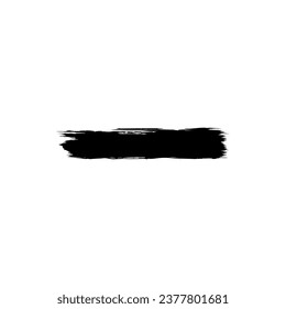 Paint Brush or Brush Stroke Silhouette, can use for template, lay out, background, art illustration,  advertisement space, or graphic design element. Vector Illustration