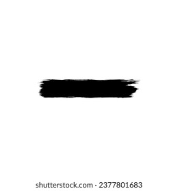 Paint Brush or Brush Stroke Silhouette, can use for template, lay out, background, art illustration,  advertisement space, or graphic design element. Vector Illustration