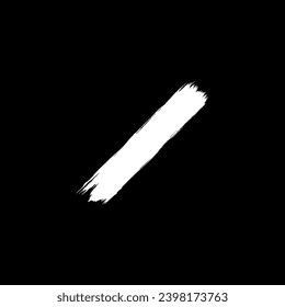 Paint Brush or Brush Stroke Silhouette, can use for template, lay out, background, art illustration,  advertisement space, or graphic design element. Vector Illustration