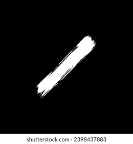 Paint Brush or Brush Stroke Silhouette, can use for template, lay out, background, art illustration,  advertisement space, or graphic design element. Vector Illustration