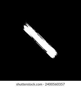 Paint Brush oder Brush Stroke Silhouette, kann für Vorlage, Layout, Hintergrund, Kunstgrafik, Werbefläche oder Grafikdesign Element. Vektorgrafik