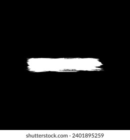 Paint Brush or Brush Stroke Silhouette, can use for template, lay out, background, art illustration,  advertisement space, or graphic design element. Vector Illustration