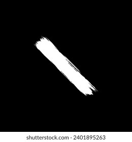 Paint Brush or Brush Stroke Silhouette, can use for template, lay out, background, art illustration,  advertisement space, or graphic design element. Vector Illustration