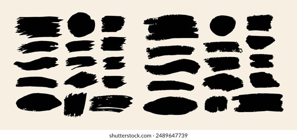 Paint Brush Stroke Text Box