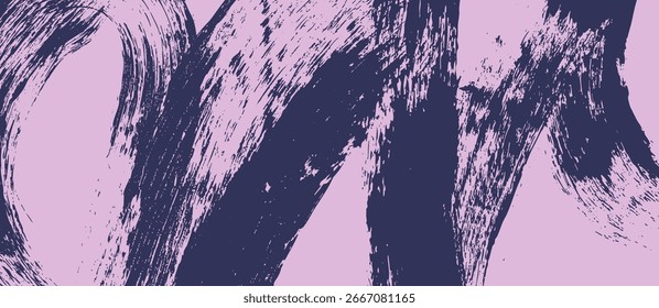 Pinta la textura del trazo del pincel en estilo gruñón áspero. Pincelada dibujada a mano, efecto de pincel. Fondo artístico grunge afligido, diseño de Anuncio con forma irregular descolorida. Ilustración vectorial plana