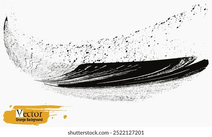paint brush strokes, Black Brush strokes isolated on white background. Brush strokes grunge background. Vector brush stroke texture. Black ink, paint splatter. eps8