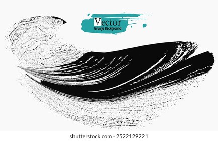 paint brush strokes, Black Brush strokes isolated on white background. Brush strokes grunge background. Vector brush stroke texture. Black ink, paint splatter. eps8
