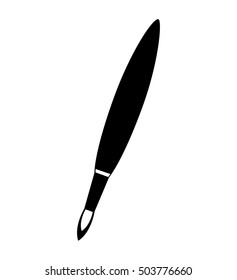 paint brush supply isolated icon vector illustration design