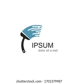 Paint brush symbol illustration vector template