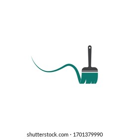 Paint brush symbol illustration vector template