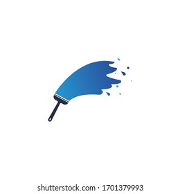 Paint brush symbol illustration vector template
