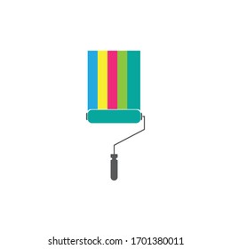 Plantilla vectorial de ilustración de pincel