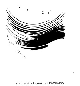 paint brush templates grunge dark black sketch.