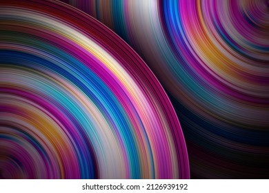 Paint brush texture decoration with circular drawn wall decoration social media banner brochure cover design postcard Background