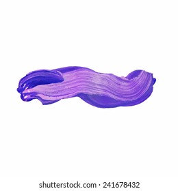 paint brush texture isolated on white, vector 