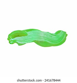 paint brush texture isolated on white, vector 