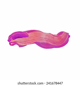 paint brush texture isolated on white, vector 