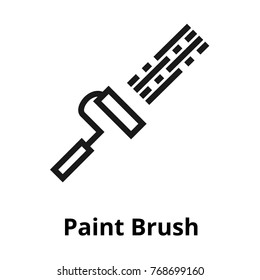 Paint Brush thin line icon