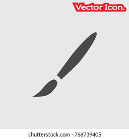 Paint brush Tool icon isolated sign symbol and flat style for app, web and digital design. Vector illustration.