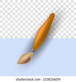 paint brush tool icon and symbol illustration design